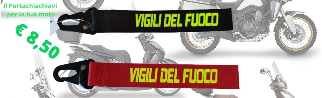 PORTACHIAVE PER MOTO AUTO VIGILI DEL FUOCO